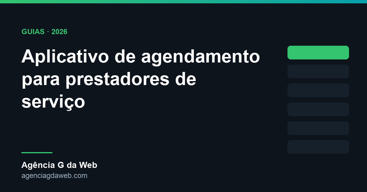 Ilustração de aplicativo de agendamento online para prestadores de serviço