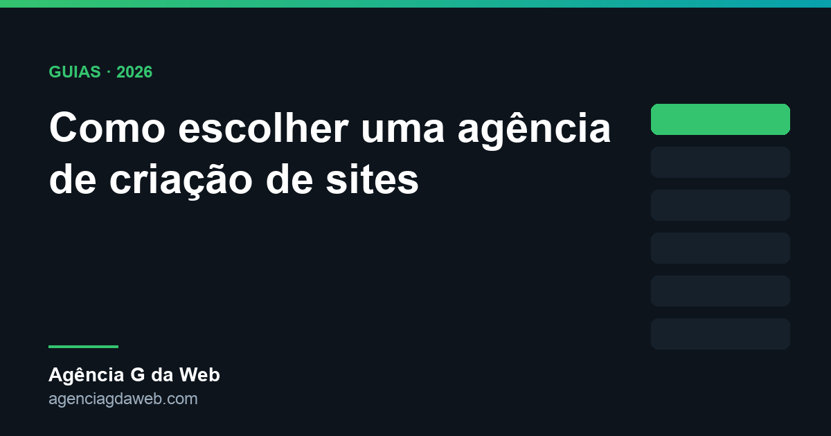 10 perguntas para escolher uma agência de criação de sites