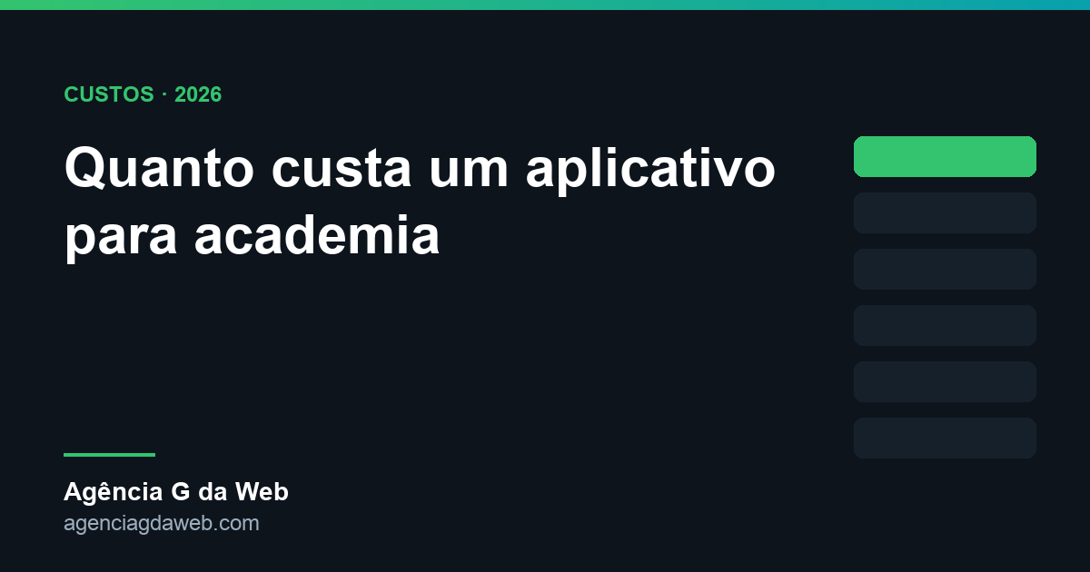 Aplicativo para academia com ficha de treino e agendamento de aulas
